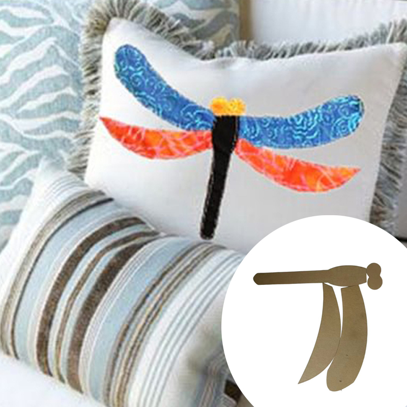 Embroidery Craft - Dragonfly Quilting Template Transparent Sewing Pattern