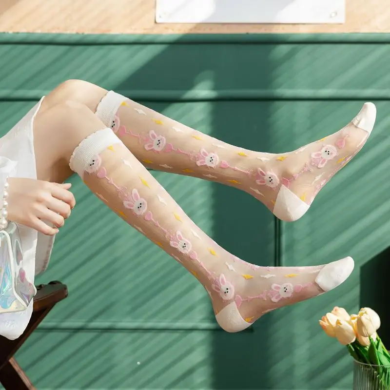 Summer Thin Women Stockings Ul - Crystal Mesh Fabric ulasan dan harga