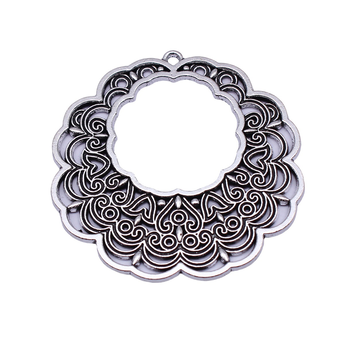 Boho Ethnic Mandala Pendant Fl - Embellishment Crafts ulasan dan harga