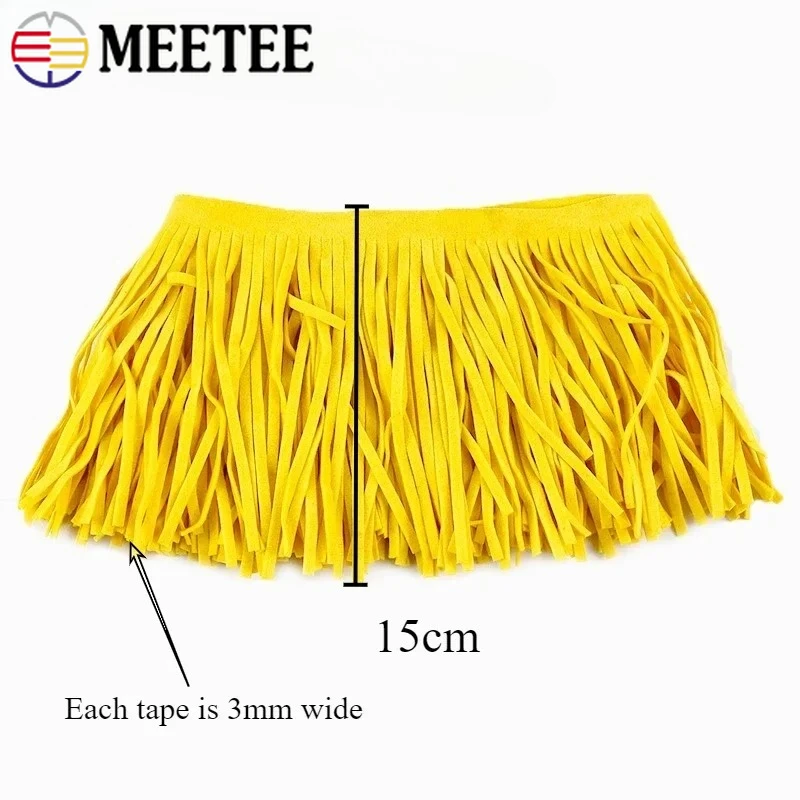 2-5M 15cm Suede Tassel Fringes - Fringe Ribbon Sewing ulasan dan harga