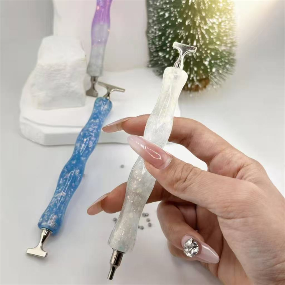 New Wavy  Resin Diamond Painti - Embroidery Embellishments ulasan dan harga