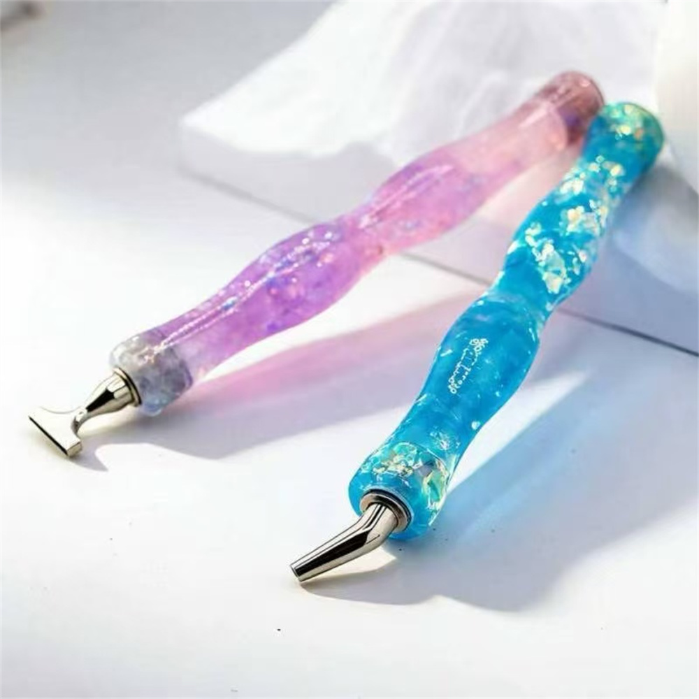 New Wavy  Resin Diamond Painti - Embroidery Embellishments ulasan dan harga