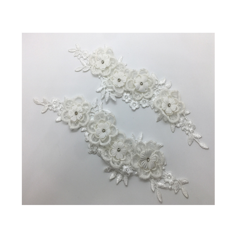 2Pairs/lot  Mesh Fashionable C - Applique Patch Flower ulasan dan harga