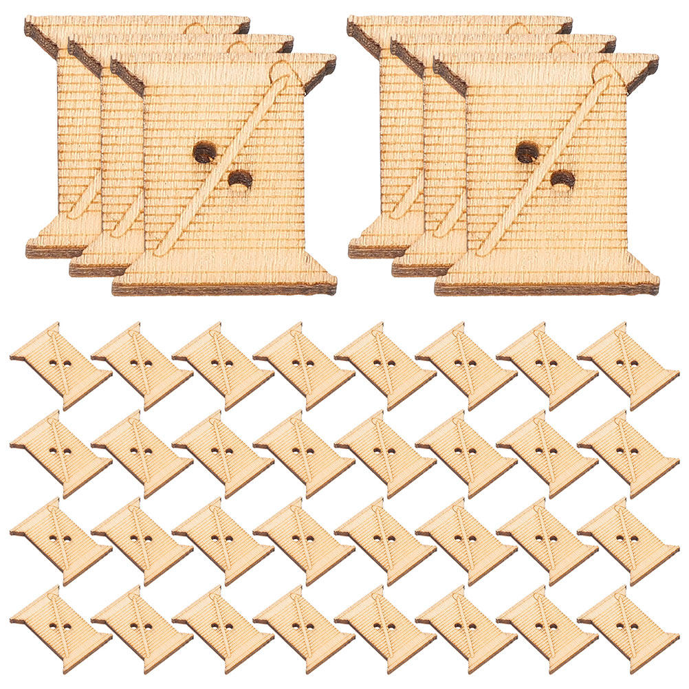 100Pcs Wooden Embroidery Floss - Embroidery Craft ulasan dan harga