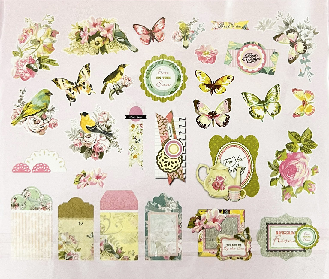 Garden Cardstock Embellishment - Christmas Craft Embellishment ulasan dan harga