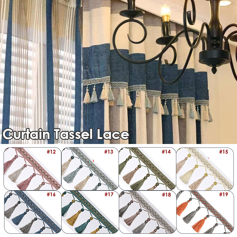 1/3M Tassel Fringe Trim Sewing - Beaded Trim Fringe ulasan dan harga